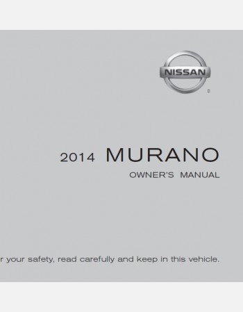 nissan murano 2014 owners manual